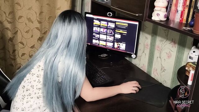 Caught without panties at work. Boss shows me my new occupation