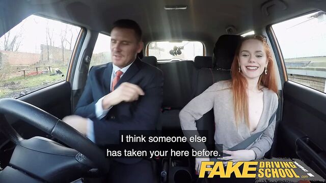 Fake Driving School Ella Hughes Fails her Test on Purpose