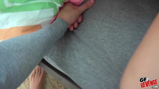 GF Revenge - Teen shows off her booty