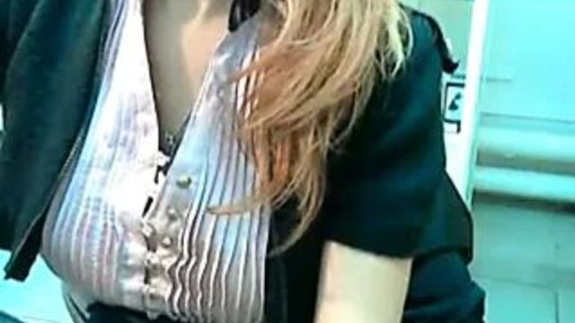 Employee fucks banana at work desk