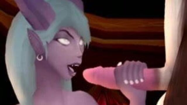 World of Warcraft hand and blowjob