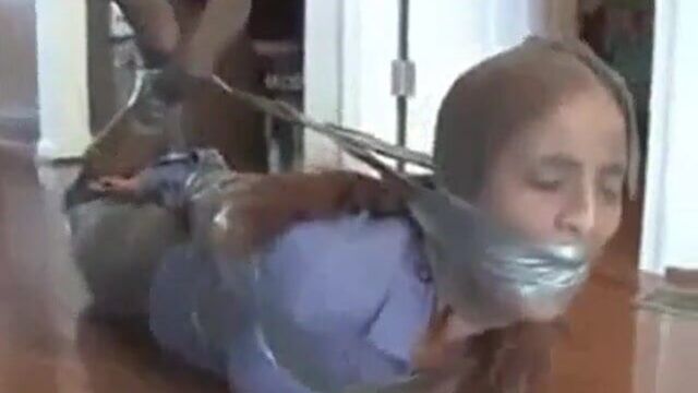 Ashley graham taped and pantyhosed with smelly panty