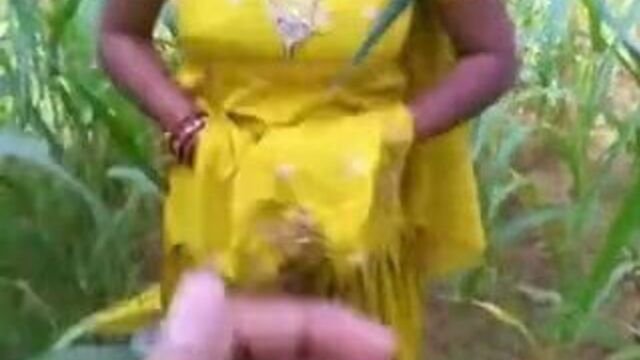 Desi village bhabhi outdoors