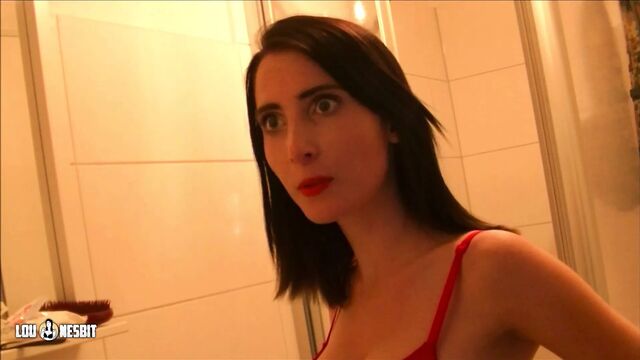 Cuckold licks cum from a stranger