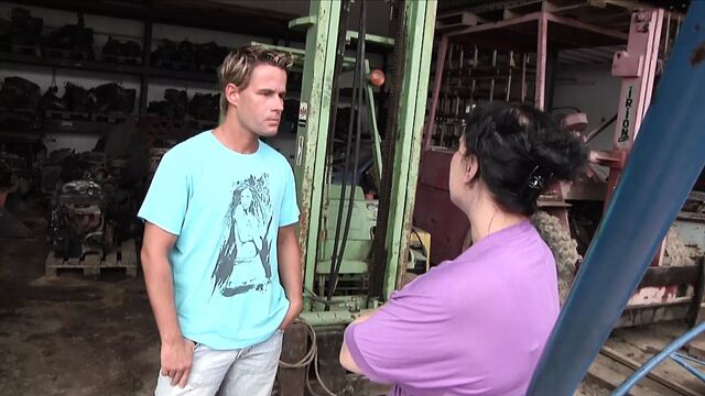 Orgies with the old women at the shop #3