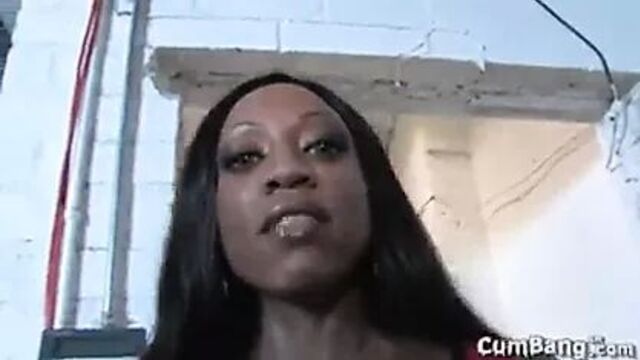 Gorgeous Diamond Jackson owned and gets bukkake by whites