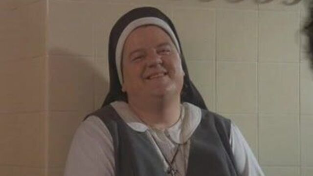 Transvestites nuns sneak into Catholic girls shower!