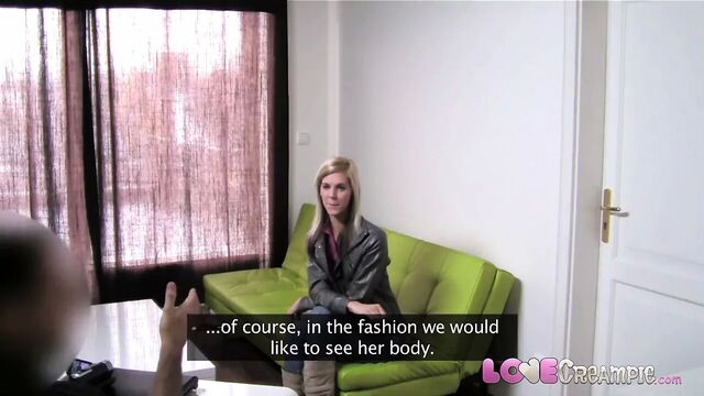 Love Creampie Young cute skinny blonde amateur