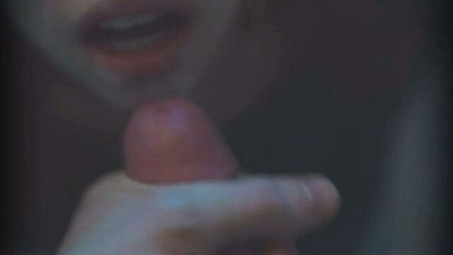 Teacher accidentally saw and say nothing when bad boy lets classmate suck his dick and then cums on her face