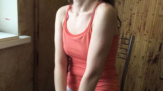 First Sex With A Cute Slut From A Dating Site. Russian