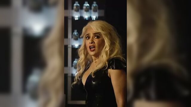 Salma Hayek's big bouncing tits