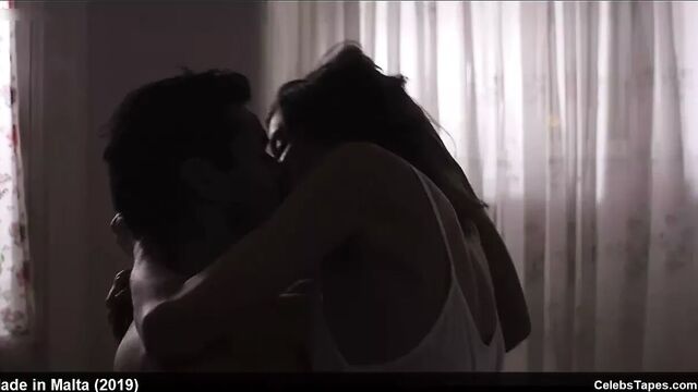 Celeb actress Ariadna Cabrol topless and erotic movie scenes