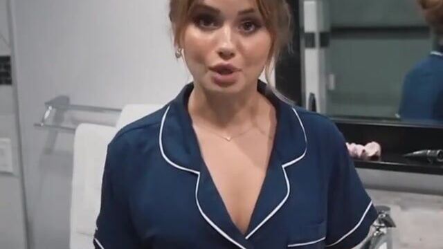 Debby Ryan removing her makeup