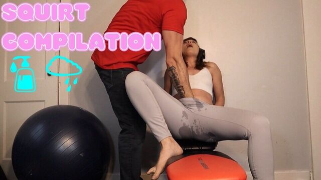 Wife SQUIRTING Back to Back in YOGA PANTS Edition (COMPILATION)