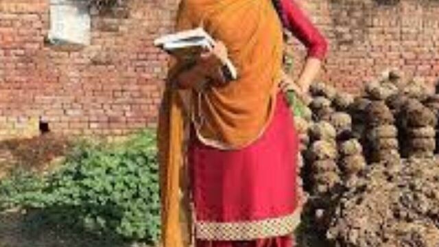 Desi bhabhi playing with boyfriend homemade sex video in Hindi audio