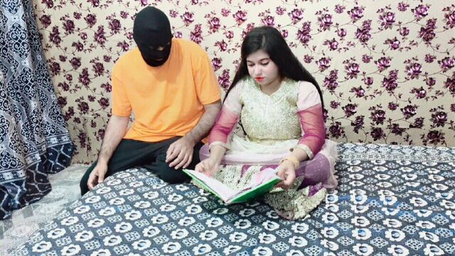 Indian Teacher and Student