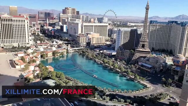 Sex in a hotel in Las Vegas with a hot brunette