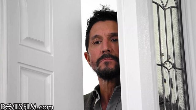 Skylar Vox Can't Handle Her Perv Neighbor's Big Cock