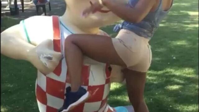 Christina Milian Booty shorts