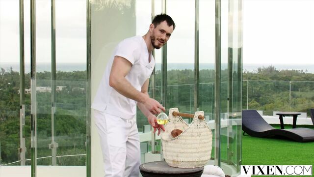 VIXEN Vacationing Nancy craves more than a simple massage