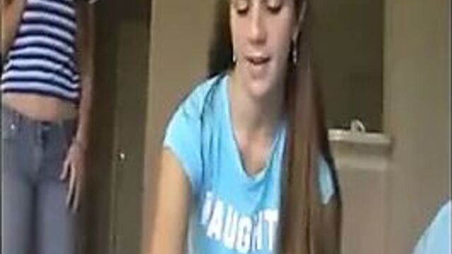 Naughty Teens Double Team A Prick