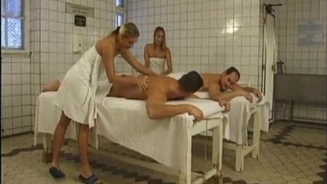 Blondie gets fucked anally at the pool