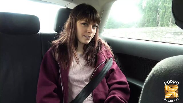 Tiny shares a hard cock with her girlfriend Marie