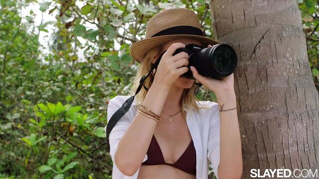 SLAYED Sun-kissed Kelly & Christy have naughty beach sex