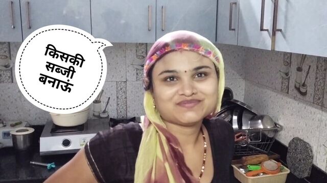 Naughty Housewife Indian Desi bhabhi With Cooking Making by - VinodShorts