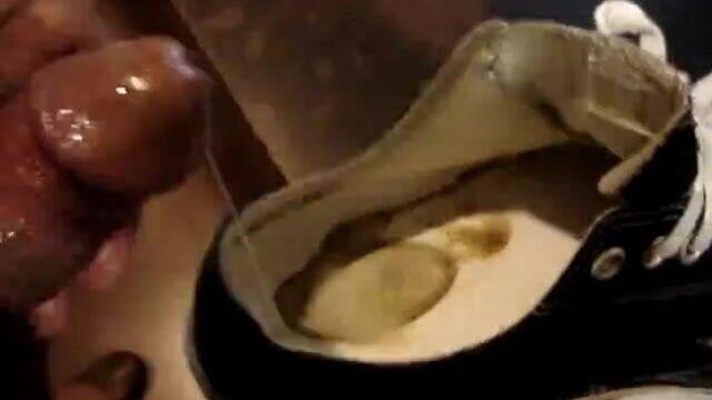 Converse Sneakers Double Cum in Shoes Dirty insoles