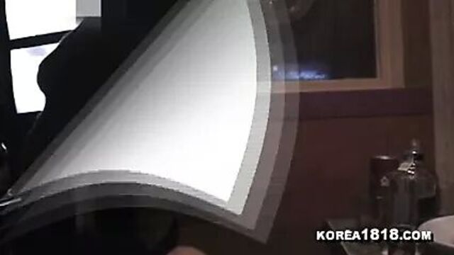 Sexy Korean karaoke bar girl