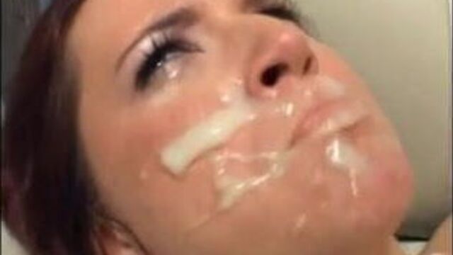 Facefuck and bukkake