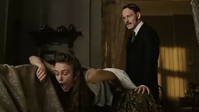 Keira Knightley spanked