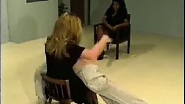 Debra spanking bad boy otk