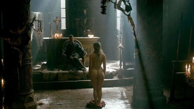 Alicia Agneson Nude Butt & Tits in Vikings -ScandalPlanetCom