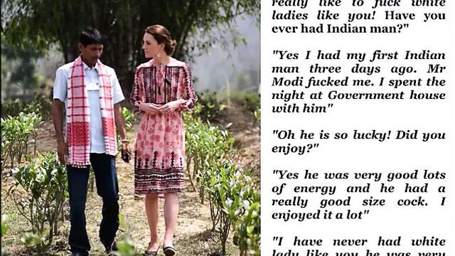 Kate Middleton gets some brown Indian dick