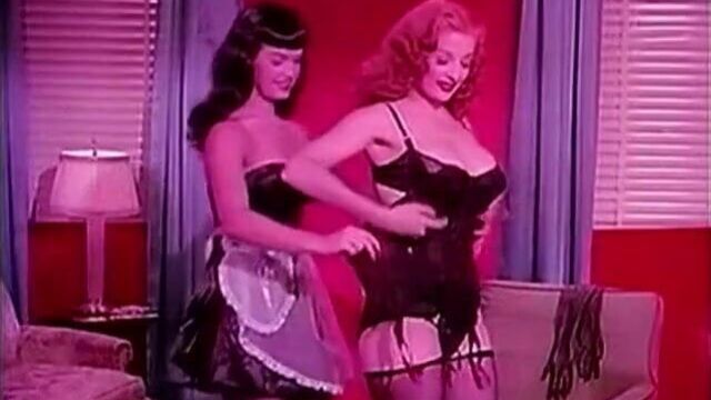 Bettie Page and Tempest Storm (1950s Vintage)