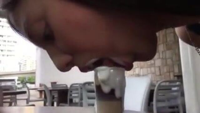 Sensual blowjob simulation