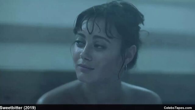 Ella Purnell topless and erotic scenes from movie