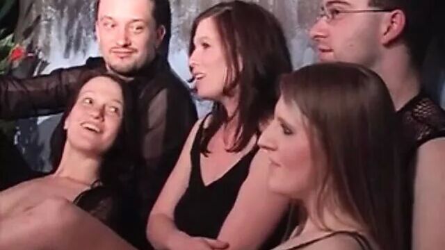 Velvet Swingers Club European members meet up Orgy is on