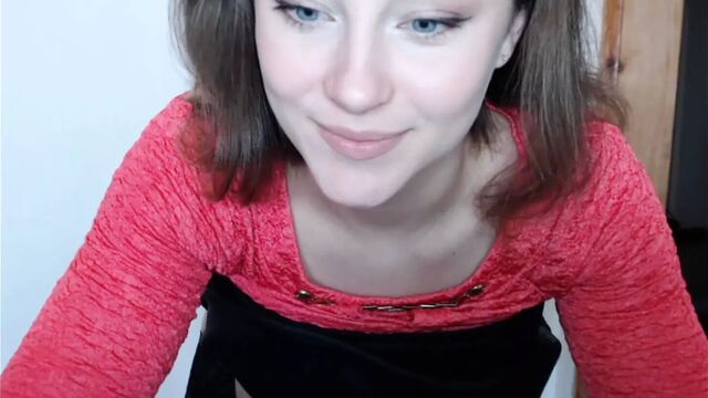 Cute girl shows her naked and sexy body