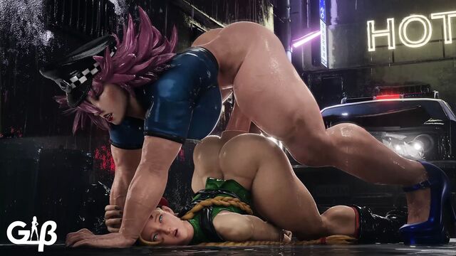 Poison’s Futa Cock Is Too Big For Chun-Li and Cammy