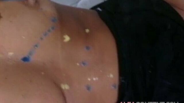 Blonde came for an interview and we had a performance