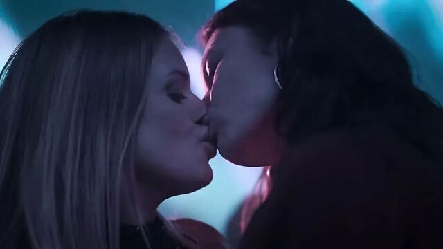 Olga Kurylenko in hot lesbian action from movie Sentinelle