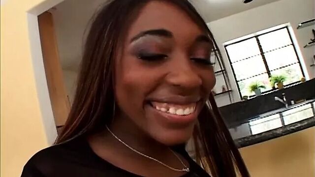 Big Black ASS loves huhe Black Cock