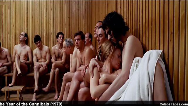 Celebrity actress Britt Ekland naked and erotic movie scenes