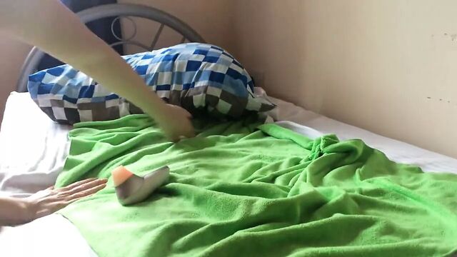 Humping And Grinding On Her Toys Makes Her Cum