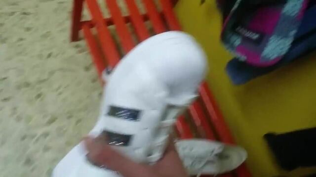 Addidas and Converse, Shoes job Cum inside