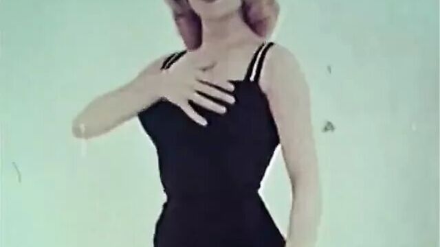 Hot Sweetie Shows Us Her Tight Body (1950s Vintage)